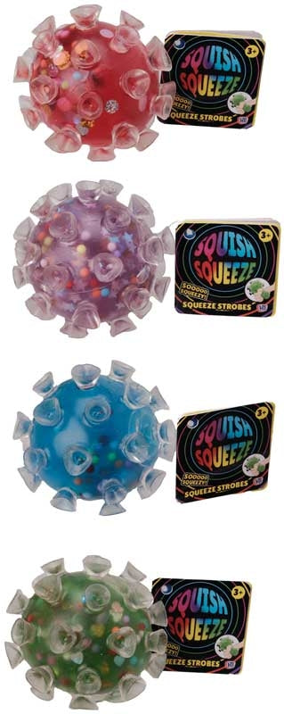 JOKES & GAGS - SQUEEZE STROBES ASSORTED Sensory Fidget