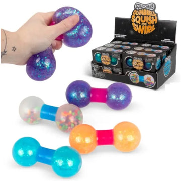 Scrunchems Dumbell Squish and Swirl Sensory Fidget Toy