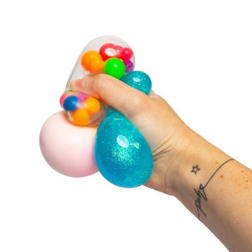 Scrunchems Rainbow and Dolphins Diddy Squish Balls 3 Pack Sensory Fidgets