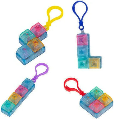 Glitter Fidget Keyboard Keychain Sensory Fidget