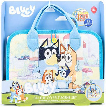 BLUEY ON THE GO FELT SET