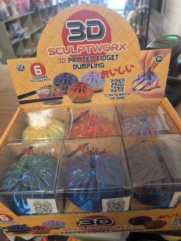 3d printed fidget dumpling sensory fidget