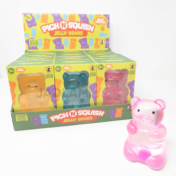 Pick n Squish Sensory Fidget Assortment Cola bottle,Gummy bear Jelly baby