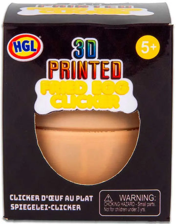 3D PRINTED FRIED EGG CLICKER Sensory Fidget