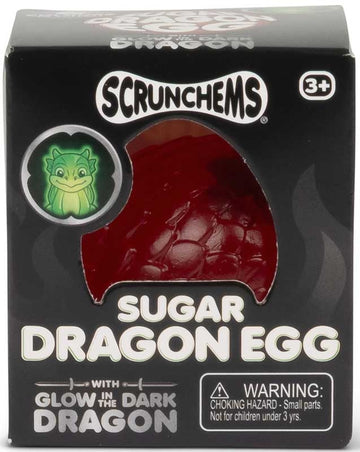 SCRUNCHEMS SUGAR DRAGON EGG ASSORTED Sensory Fidget