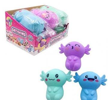 Jumbo Squishy Cutiekins Axolotl Mega Squish Sensory Fidget