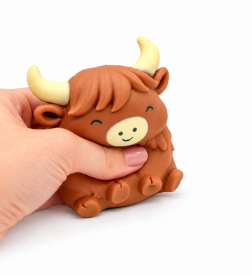 Highland Cow Sugar Squishy Sensory fidget