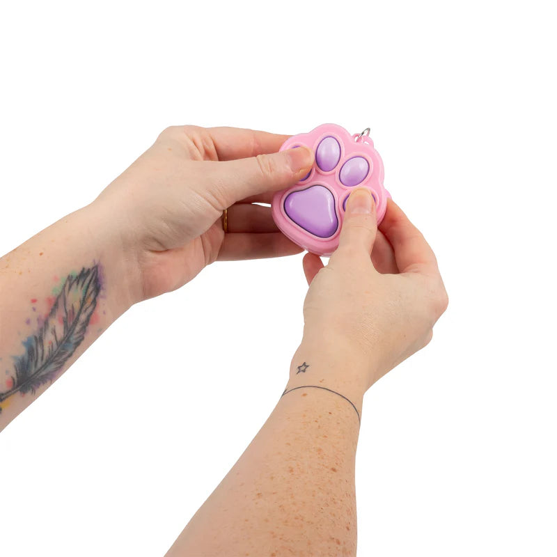 Paw Fidget Fidget Paw Clicker HGL 4 Assorted Colours Sensory Fidget