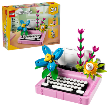 Lego Creator 31169 3 in 1 Typewriter with flowers
