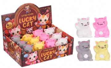 Stretchy Lucky Cat 77mm Sand Filled Sensory Fidget