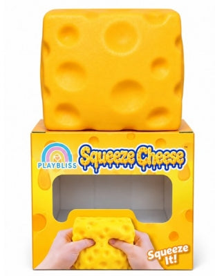 Play bliss Squishy Jumbo Cheese in Box Sensory Fidget