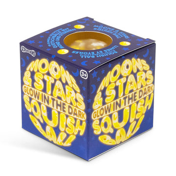 Scrunchems Moons and Stars Glow in the Dark Squish Ball Sensory Fidget