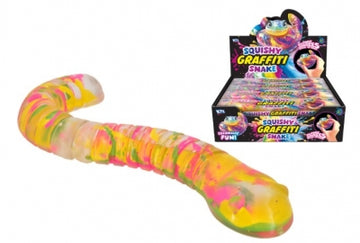 KTL Squishy Graffiti Snake In Display Box Sensory Fidget
