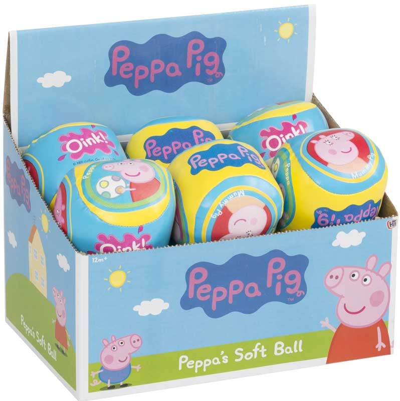 PEPPA PIG SOFT BALL (one supplied)