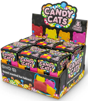 SCRUNCHEMS CANDY CATS ASSORTED sensory fidget