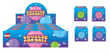 Hoot Squeeze Pop Ball Sensory Fidget