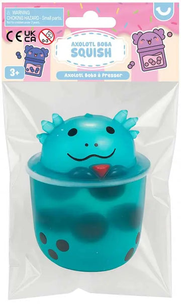 Keycraft AXOLOTL BOBA SQUISH ASSORTED sensory fidget