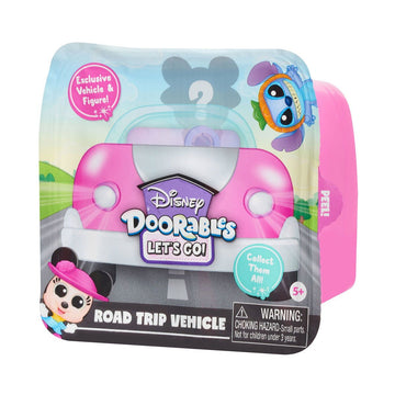 Disney Doorables Let's Go! Series 1 Exclusive Vehicle and Figure Set