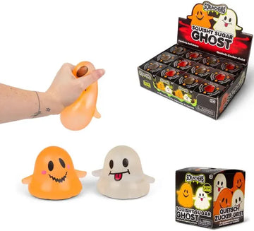SCRUNCHEMS GLOW IN THE DARK SUGAR GHOST ASSORTED Sensory Fidget