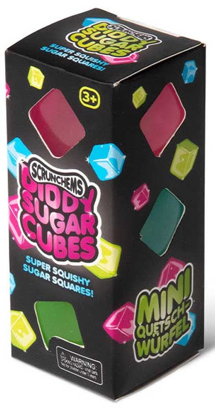 SCRUNCHEMS DIDDY SUGAR CUBES Sensory Fidget 3 pack