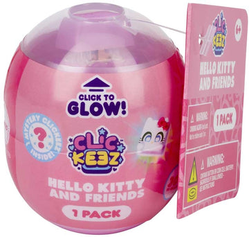 CLICKEEZ HELLO Sanrio KITTY & FRIENDS click to glow - 1 PACK ASSORTED