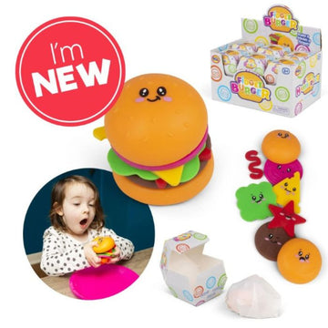 HGL Fidget Burger Stacker Sensory Fidget (8 items to stack) one supplied