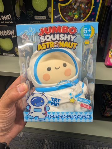 Jumbo Squishy Astronaut Stress Relief Fidget Toy Dough filled Sensory Fidget in Box