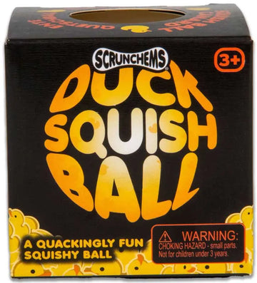 SCRUNCHEMS DUCK SQUISH BALL sensory fidget (one supplied)