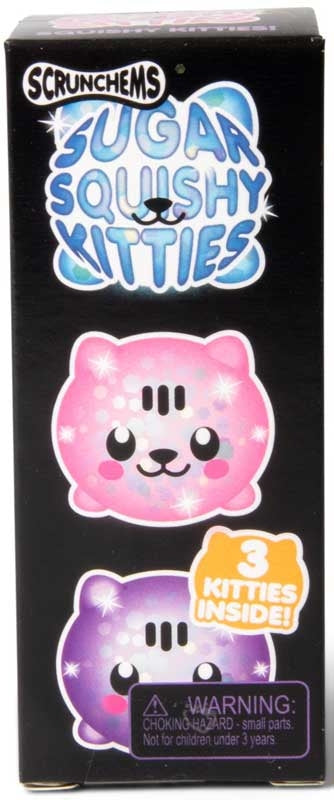 SCRUNCHEMS DIDDY SUGAR SQUISHY KITTIES - 3PK Sensory Fidgets
