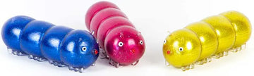 Keycraft SQUIDGY DISCO CATERPILLARS ASSORTED sensory fidget