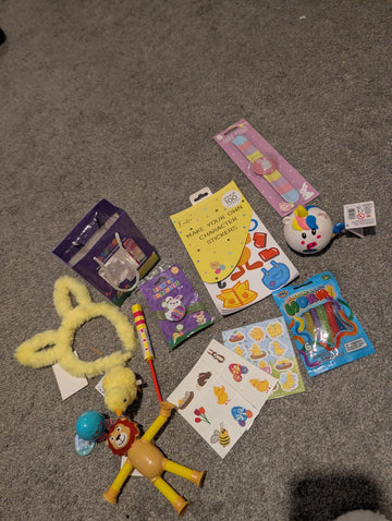 Premade Easter activity egg 16 items