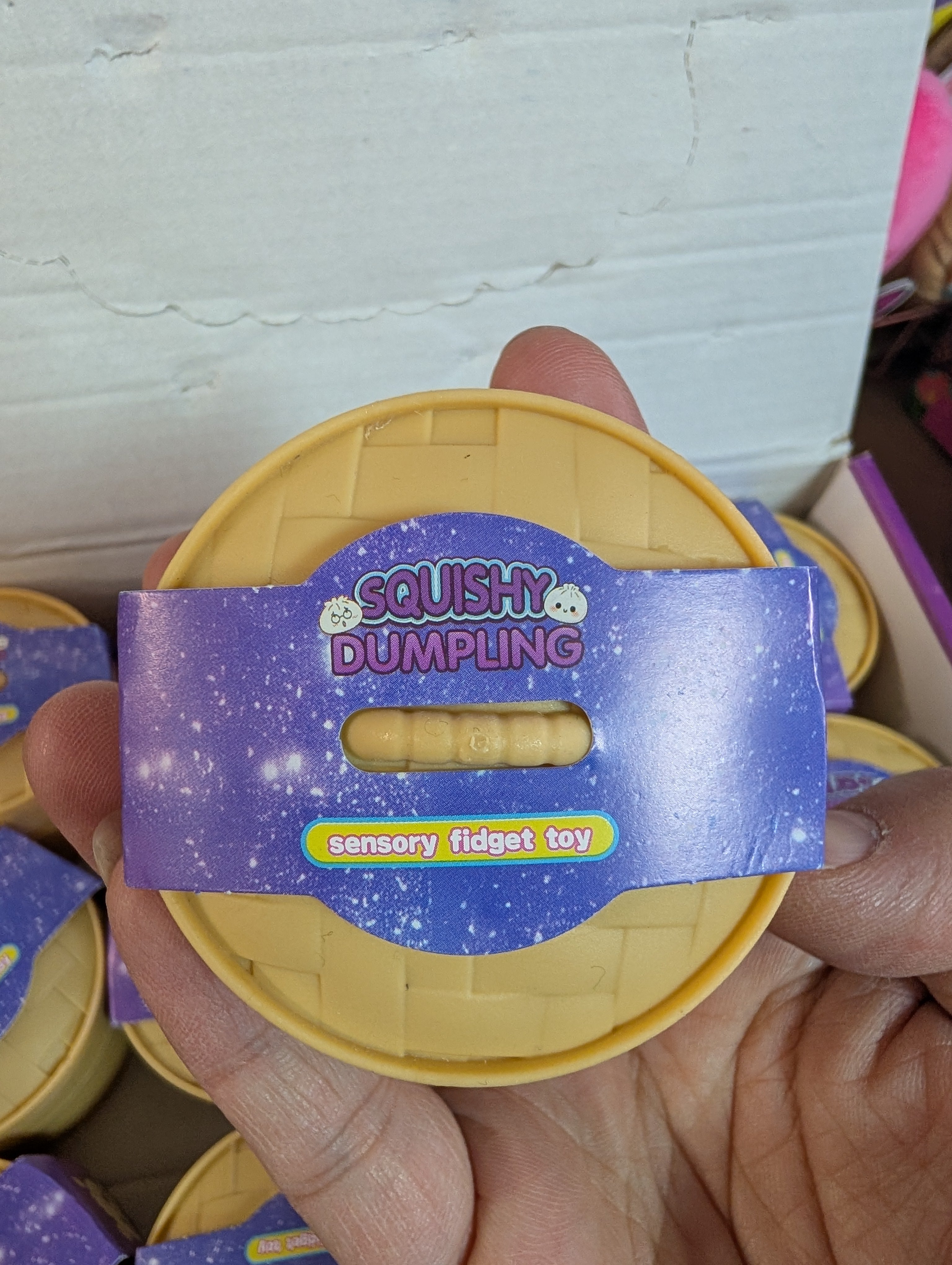 Coloured Squishy Bao Bun Dumpling 5.5cm Dumpling Case sensory fidget