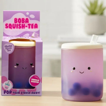 Boba Tea Vanilla Scented Stress Toy Water Filled Sensory Fidget