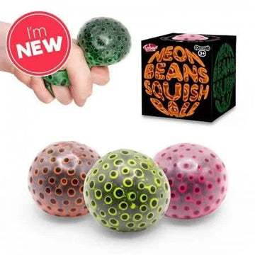 Scrunchems Neon Beans Squish Ball Sensory Fidget