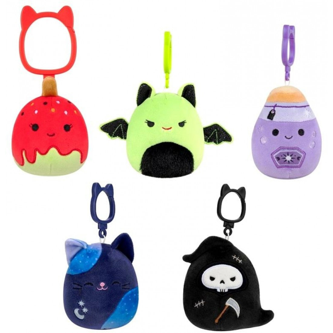 Squishmallow 3.5" Halloween Bag Clip Plush Assortment