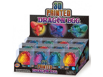 3D Printed Sensory Dragon Egg: 3 designs (one supplied)