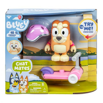 Bluey Chat Mates Figure & Accessory Scooter Bingo