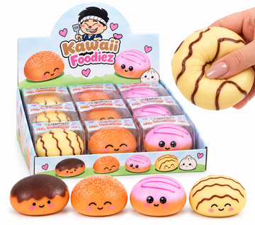 Kawaii Foodiez Squeezy Kawaii Buns Sensory Fidget