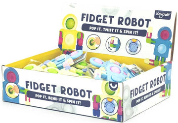 FIDGET ROBOT Fidget Spinner ASSORTED Sensory Fidget