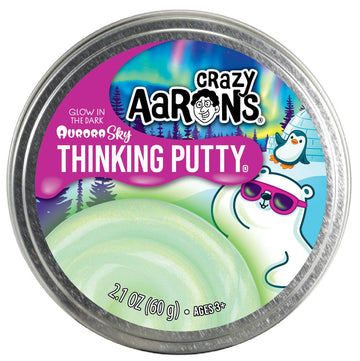 Crazy Aaron's Aurora Sky Thinking Putty 3.5" Tin Sensory Fidget