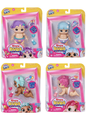 Blizy Little Live Bizzy Bubs Single Pack, Polly Petals, Snowbeam, Poppy, Primmy