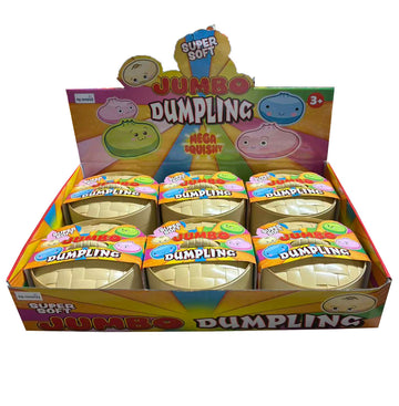 Russko Jumbo Squishy Dumpling 15cm (one supplied) Sensory Fidget