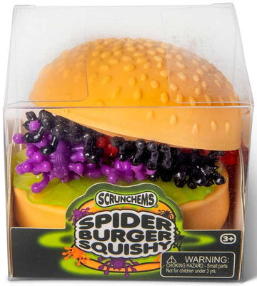 SCRUNCHEMS SPOOKY SPIDER BURGER SQUISHY