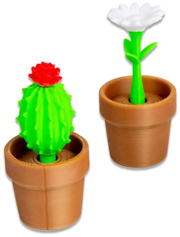 HGL 3D PRINTED PLANT CLICKER ASSORTED sensory fidget (one supplied)