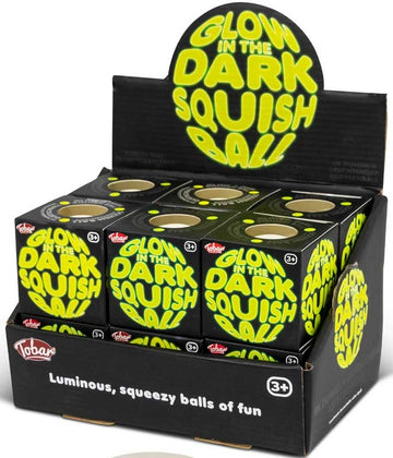 SCRUNCHEMS GLOW IN THE DARK SQUISH BALL sensory fidget