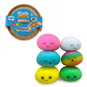 Bao Buddies Jumbo Mystery 13cm 5 inch Dumpling Squishy in Steamer Basket