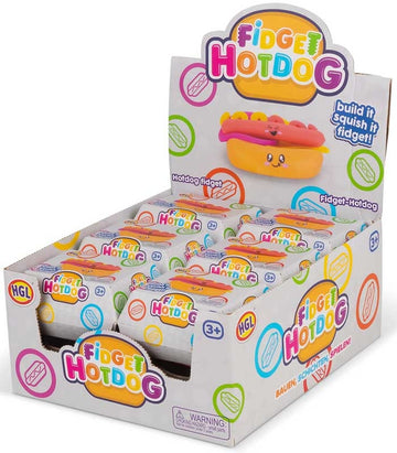 HGL Fidget Hotdog Stacker Sensory Fidget (6 items to stack) one supplied