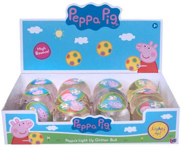 PEPPA PIG LIGHT UP GLITTER BALL (one supplied)