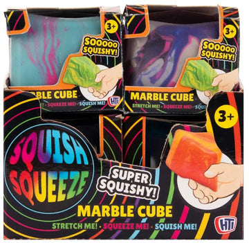 Marble Cube swirl Slow Rise Sensory Cube Sensory Fidget (One supplied)
