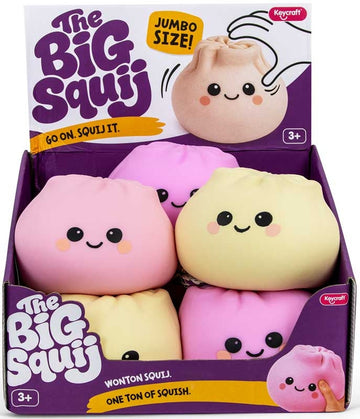 THE BIG SQUIJ GHOST wonton dumpling Sensory Fidget dough filled